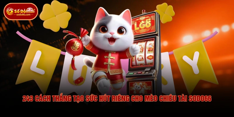 243 cách thắng tạo sức hút riêng cho mèo chiêu tài SODO66